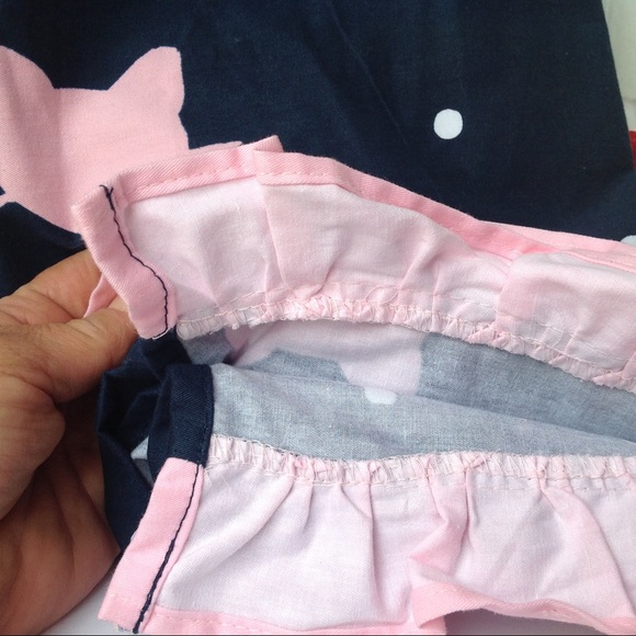 Pantry Apron Coffee Right Meow NWT Blue Pink NWT - Picture 11 of 16